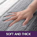 Miniatyrbillede 3 af 5: Bademåtte 60 x 90 cm Skridsikker Bademåtte Super Absorberende Vand, Maskinvaskbar, Mikrofiber Absorberende Badeværelsesgulvmåtte 60*90cm