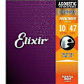 Miniatyrbild 2 av 5: 3 st Elixir akustiska gitarrsträngar Nanoweb Phosphor Bronze Light