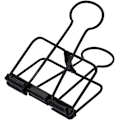 Miniatyrbillede 1 af 5: Ekstra Store Binder Clips 5 cm, Klemmer Sorte til Kontor Skoleartikler (15 stk)