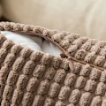 Miniatyrbillede 3 af 6: Corduroy Granule Pudebetræk Dekorative Pudebetræk Aflange Bløde Pellets Solid Pudebetræk til Sofa Soveværelse 12x20 Tommer 7#Coffee