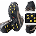 Miniatyrbillede 3 af 5: Is- og Snegreb Traction Cleats, Is-Cleat Snegreb Non-Slip Over Sko, Gummi Pigge Stegjern Anti Slip, Holdbare Stegjern Slip-on Stretch(L)