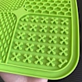 Miniatyrbillede 4 af 5: Læk Mat til Hunde, Madkvalitets Silikon Hundelæk Mat Som Langsom Foder, Hundelæk Mat Med Sugkopper Grøn