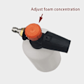 Miniatyrbillede 2 af 5: Justerbar Skumsprøjte, 750ml Skumvasker, Højtryksrenser Bilvaskepistol 1/4\", med Justerbar Dyse Bilvask til Karcher K Serie K2 K3 K4 K5 K6 K7