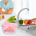 Miniatyrbilde 3 av 5: Salatspinner, Salat Tørker, Bærbar Salat Tørker, Salat Heerb Spinner med Langvarig Ytelse, Rosa