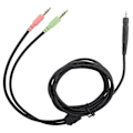 Miniatyrbilde 2 av 5: Spillhodetelefonkabel for Sennheiser G4ME ONE / PC 373D / PC37X GSP350 / 500 / 600PC-versjon