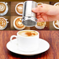 Miniatyrbild 2 av 4: 2-pack Mjöl Socker Salt Ströare, 200 ml Rostfritt Stål Chokladströare Florsocker Salt Kakao Kaffe Ströare Siktar för Kök Hantverk