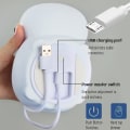 Miniatyrbillede 3 af 5: Panda Natlampe, Natlampe til Babyværelse, Blød Silikone Natlampe, USB Genopladelig Natlampe til Baby og Barn, Farverig Gave til Baby Pige og Dreng