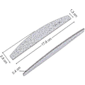 Miniatyrbilde 4 av 5: Neglelakkstrimler, profesjonell neglefil, 16 stk dobbeltsidig neglefil - 100/180 Grit vaskbar fil for negler, salong