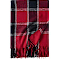 Miniatyrbild 1 av 6: Vinterrutig halsduk för kvinnor, halsdukar med cashmerekänsla, långa varma sjalar, pashmina tofs sjal, stola, Alla hjärtans dag-presenter, halsdukar, julklapp Red