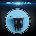 Miniatyrbild 4 av 4: Elektromagnetisk startmotor passande för 762-1261-211-50 762-1261-211-51 12V 100A 4 terminaler och PZCC gräsklippartraktor