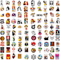 Pikkukuva 4 / 5: 100 One Piece -tarraa One Piece