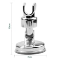 Miniatyrbillede 3 af 4: Brusehovedholder, sugekop brusehovedholder 360° rotation justerbar uden boring til badeværelse