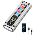 Miniatyrbilde 1 av 5: LED Lommelykt, USB Oppladbar LED Lommelykt, Lett Nødlykt 1200mAh, 4 Lysmoduser