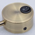 Miniatyrbilde 4 av 4: Fleksibel vegg-/senglampe med bryter, 1*3W CREE LED, Bronse [Energiklasse A+++]