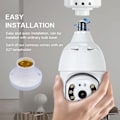 Miniatyrbilde 2 av 5: Trådløs 2.4G WiFi Lyspære Kamera, 360 Graders E27 Pære 1080P Hjemmeovervåkingskamera System med Menneskelig Bevegelsesdeteksjon og Alarm (2)