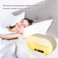 Miniatyrbillede 2 af 5: Vækkeur Natlampe, Lys Vækkeur med Trådløs Oplader, Søvnhjælp, Snooze Timer-tilstand, 3 i 1 Natlampe, Ideel