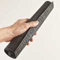 Pikkukuva 5 / 5: PVC-tablettien, liukumattomien lämmönkestävien pestävien vinyylitablettien setti, musta, 4 kpl Silver,Black