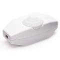 Miniatyrbilde 1 av 5: Lysdimmer, dreiebryter med hvit 220-230V kabel, trykknapp for dimbare LED-er