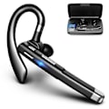 Miniatyrbillede 1 af 4: Bluetooth 5.1 Hovedtelefoner med Dobbelte Mikrofoner, CVC 8.0 Støjreduktion, Sort