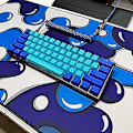Miniatyrbillede 4 af 5: Kraken Keyboards Xxl Gaming Mousepad - Professionelt Håndlavet Mousepad . Gaming Desk Mat . 36\"X 16\" Udvidet Mousepad (Is)