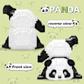 Miniatyrbillede 5 af 5: Mini Byggeklodser Dyr Sæt, 1325 Stk Mikro Mini Panda Byggelegetøj Klodser
