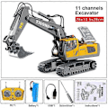 Miniatyrbillede 2 af 3: 2,4 GHz 6-kanals 1:24 RC Gravemaskine legetøj Rc Engineering Bil Legering og plastik Gravemaskine RTR Til børn Julegave Robotlegetøj