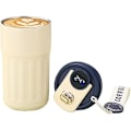 Miniatyrbild 1 av 5: Temperaturvisnings-Kaffe Termos, Varm & Kall, Läckagesäker Kaffekopp Med Lock, Rostfritt Stål Isolerad Mugg, Smart Vattenkopp På Resan