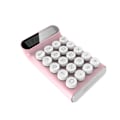 Miniatyrbillede 1 af 5: Retro Bærbar Lommeregner Mekanisk Tastatur Computer 10-cifret LCD-display Finansielt Kontor Mode Lommeregner (Farve: Pink, Størrelse: One Size)
