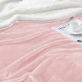 Miniatyrbilde 4 av 5: Sengeteppe, Sofatepper, Mykt, fluffy tykt teppe, Vendbart mikrofiberteppe Pink