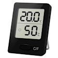 Miniatyrbillede 1 af 5: Digital Rumtermometer, Indendørs Hygrometer Nøjagtig Termometer Luftfugtighedsmåler med Temperatur- og Luftfugtighedssensor og Ansigts-ikon Komfortindikator
