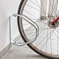 Miniatyrbild 5 av 6: Set med 2 cykelställ, Parker väggfäste som enkelhållare, för väggmontering, justerbar, HBD 32,5 x 9 x 28,5 cm, silver