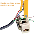 Miniatyrbillede 3 af 5: Wire Stripper Economy Netværkskabel Skærer Bærbar Impact Punch Down Værktøj til Netværksdatakabel, RJ45/CAT5/CAT6, Telefonkabel, Computer UTP Kabel
