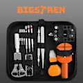 Miniatyrbild 5 av 5: Urverktygsset, för klockreparationer, batteribyte, öppnare för boett