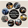 Miniatyrbilde 5 av 5: 2 stk 4 tommer 27W Rundt Flomlys LED Lys Bar, Bred Lysstråle Arbeidslys for Off Road Truck SUV og 4x4 Tåkelys