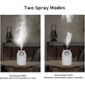 Miniatyrbillede 3 af 5: Luftfugter, Luftfugter, 300 ml Sød Kat Luftfugter, Mini USB Cool Mist Luftfugter med 2 Spraytilstande og Natlys