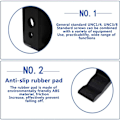 Miniatyrbilde 5 av 5: Universal C-klemme med 1/4 og 3/8 gjengehull for skrivebordsfesteholder LCD-skjerm Flash-pulter Vogner Benker Arbeidsbord