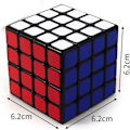 Miniatyrbillede 2 af 4: Speed Cube 4x4x4, 62mm Magic Cube, Klassiske hjernevrider konkurrencetræning for voksne og børn