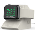 Miniatyrbillede 1 af 5: Oplader Stativ Kompatibel med Alle Apple Watch Ultra/8/SE2/7/6/SE/5/4/3/2/1 Opladningsdockningsstation Støtter Natbordtilstand, hvid
