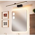Miniatyrbild 5 av 5: Spegelljus, Badrumsvägglampa Varmvit Led 10w 3200k, Modern Inomhus Badrumsbelysning Svart Lampa Badrumsbelysning, 50cm