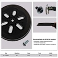 Miniatyrbillede 4 af 5: 150 mm slibeskive til Bosch Gex 150 Ac, Pex 15 Ae, Gex 150 Turbo 150 mm excentersliber med skrue