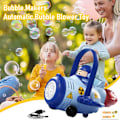Miniatyrbillede 5 af 5: Automatisk boblemaskine, piger bobleblæser maskine, udendørs boblemaskine til parker, strande, baggårde, swimmingpools, sjovt boblelegetøj til børn