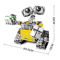 Miniatyrbillede 2 af 5: 687 Dele, Wall-E Robot Legetøj, robot samlebyggesæt, samlemodeller