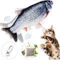 Miniatyrbild 1 av 5: Floppy Fish Kattleksak, 28 cm Interaktiva Kattmynta Leksaker för Katter, Plysch Simulerings Rörlig Fisk Kattleksak, Tvättbar, för Katter Kattungar att Bita, Tugga och Sparka