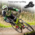 Pikkukuva 6 / 6: Polkupyörän satula geelipehmusteella, MTB-satula, mukava ontto ergonominen pyöränistuin, retkipyörän satula, Velo-satula miehille ja naisille