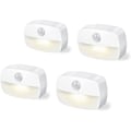 Miniatyrbild 1 av 5: Rörelsesensor Nattlampa, LED Nattlampa, Batteridriven Lampa för Barnrum, Vardagsrum, Garage, Hall (4-pack)