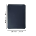 Miniatyrbild 2 av 5: 15 16 Tums Laptopfodral i Läder med Justerbart Stativ Kompatibelt med MacBook Pro 16 2021 2019/15.4'' MacBook Pro15 A1990 A1707 A1398, Marinblå