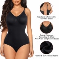 Pikkukuva 3 / 5: Naisten hoikentavat bodyt muotoilevat topit vatsan hallintaan Body Shaper Spaghetti Strap Camisole Leotards Bodycon Jumpsuit, M/L