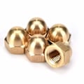 Miniatyrbilde 1 av 4: Messing Sekskantmutter Sett Messing Pyramidemutter Kit Kuppel Hode Sekskantmuttere Sett Kjøretøy Festemidler m3-m12 Fiks Dekk (M12)