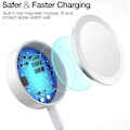 Miniatyrbilde 2 av 5: Apple Watch-lader, magnetisk ladestasjon, bærbar hurtiglader med 1M USB-kabel, for Watch Series 10/9/8/7/6/5/4/3/2/1/Ultra/SE Ultra