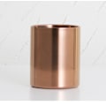 Miniatyrbillede 4 af 4: Rose Gold Rustfri Stål Penholder, Kop til Skrivebordsorganisering, Multifunktionel Mini Blomstervase Gold